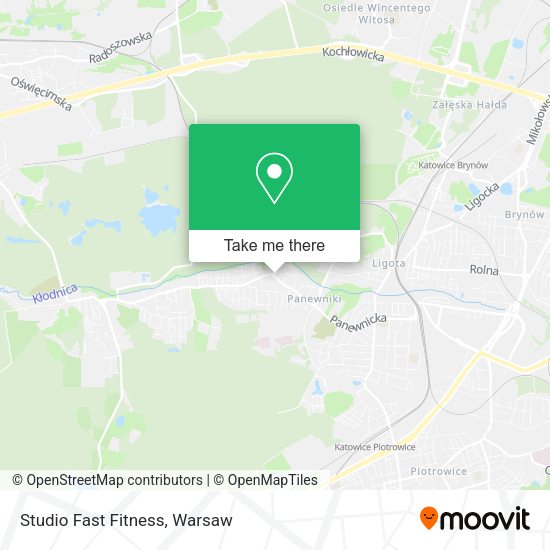 Studio Fast Fitness map