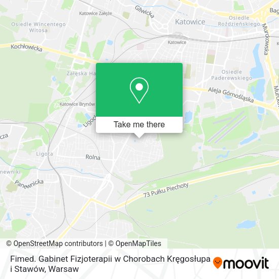 Fimed. Gabinet Fizjoterapii w Chorobach Kręgosłupa i Stawów map