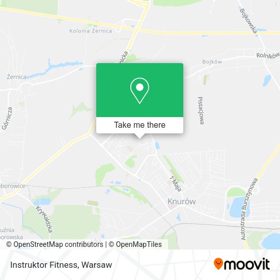 Instruktor Fitness map