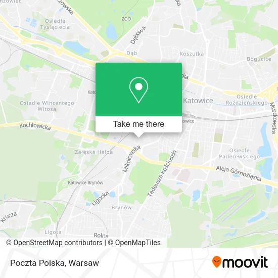 Карта Poczta Polska