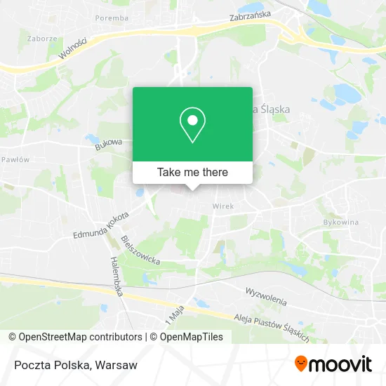 Poczta Polska map