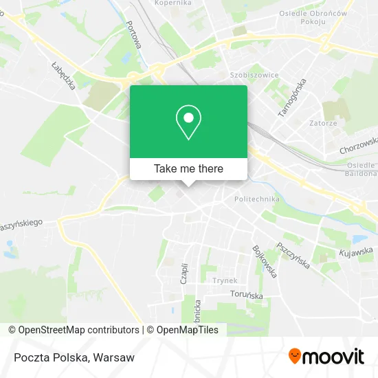 Poczta Polska map