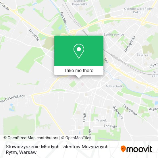 Карта Stowarzyszenie Młodych Talentów Muzycznych Rytm