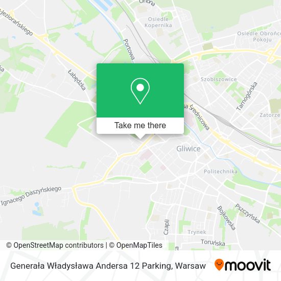 Generała Władysława Andersa 12 Parking map