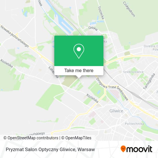 Pryzmat Salon Optyczny Gliwice map