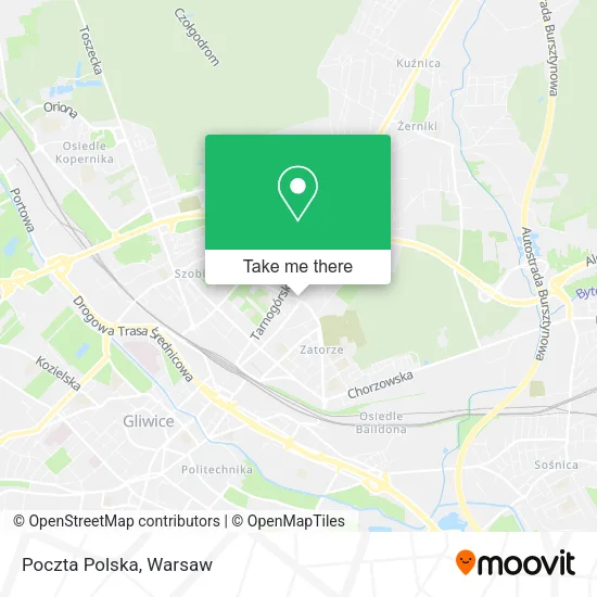 Карта Poczta Polska