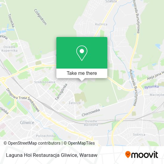 Laguna Hoi Restauracja Gliwice map