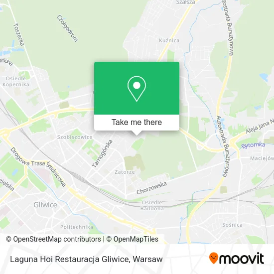 Карта Laguna Hoi Restauracja Gliwice