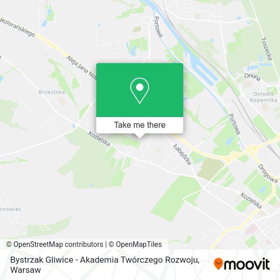 Bystrzak Gliwice - Akademia Twórczego Rozwoju map