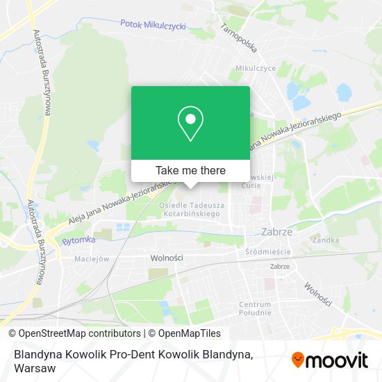 Blandyna Kowolik Pro-Dent Kowolik Blandyna map