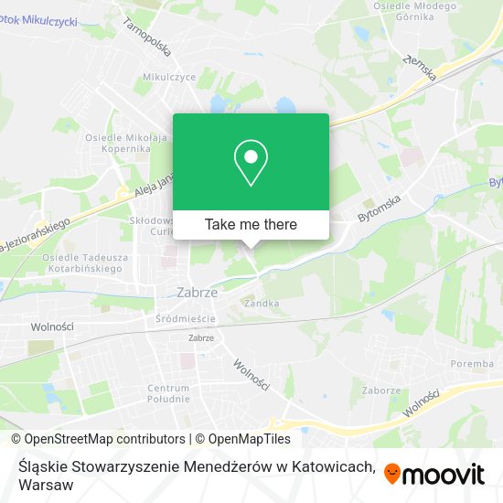 Śląskie Stowarzyszenie Menedżerów w Katowicach map