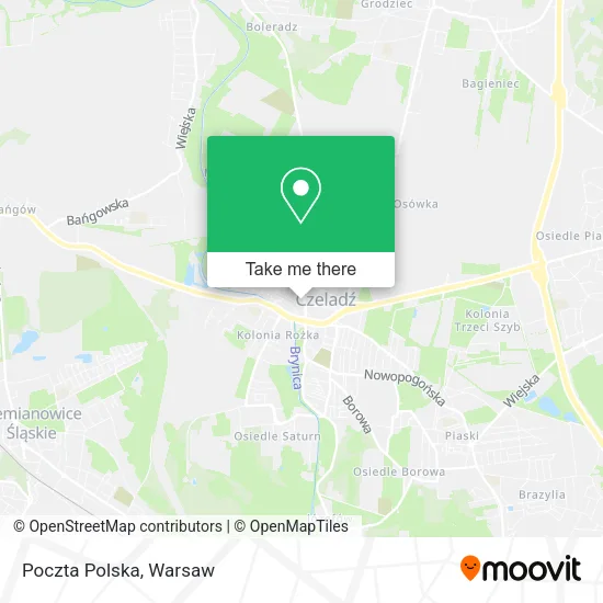 Poczta Polska map