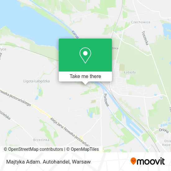 Карта Majtyka Adam. Autohandel