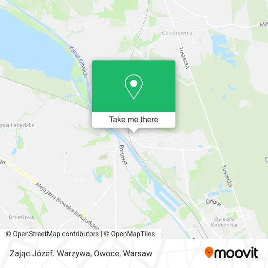 Карта Zając Józef. Warzywa, Owoce