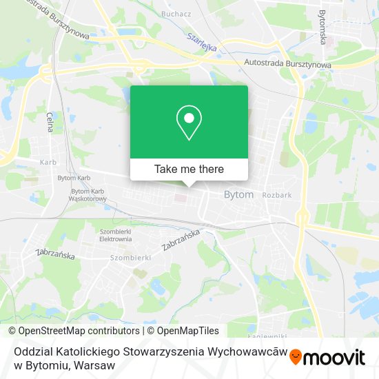 Oddzial Katolickiego Stowarzyszenia Wychowawcãw w Bytomiu map