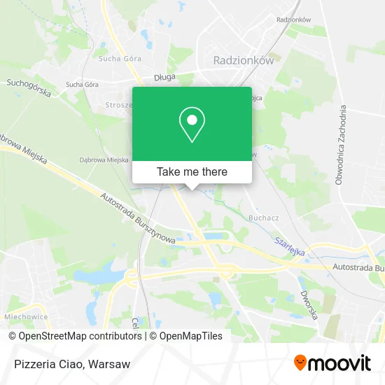 Карта Pizzeria Ciao