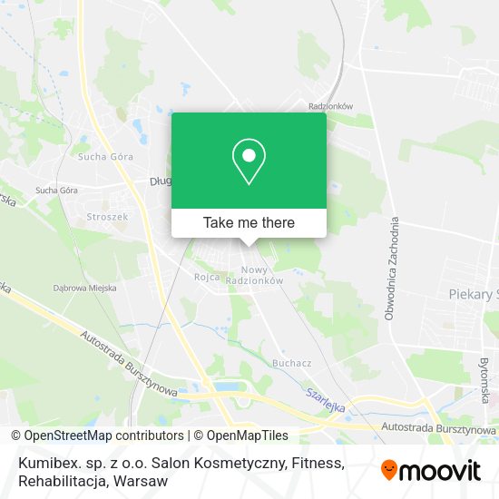 Kumibex. sp. z o.o. Salon Kosmetyczny, Fitness, Rehabilitacja map