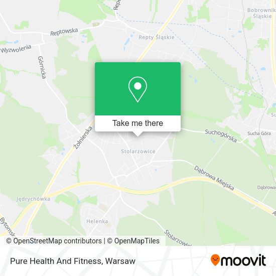 Pure Health And Fitness map