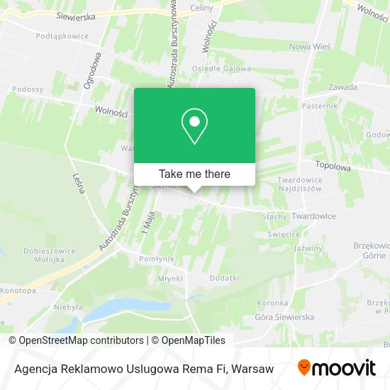 Agencja Reklamowo Uslugowa Rema Fi map