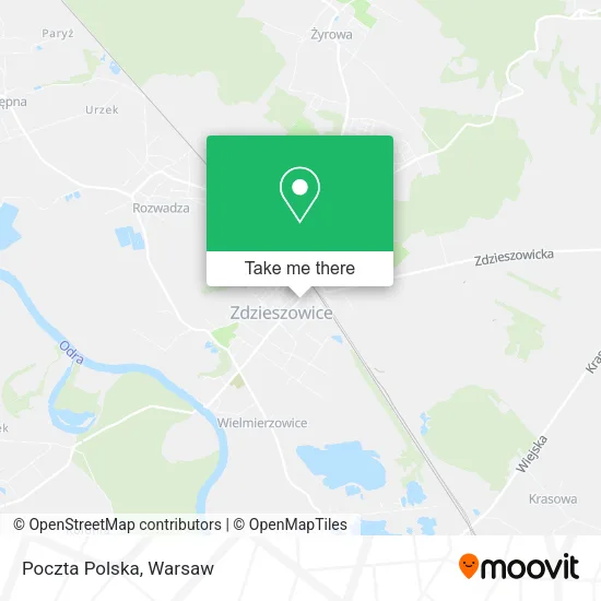 Карта Poczta Polska