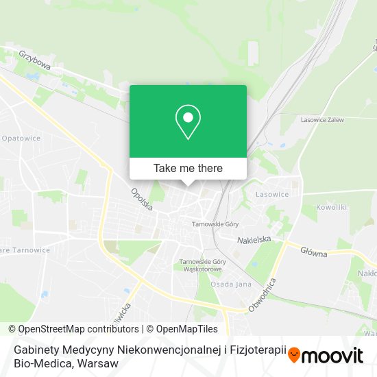 Gabinety Medycyny Niekonwencjonalnej i Fizjoterapii Bio-Medica map