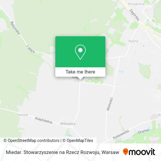 Miedar. Stowarzyszenie na Rzecz Rozwoju map