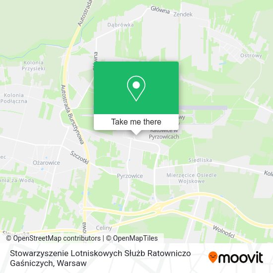 Stowarzyszenie Lotniskowych Służb Ratowniczo Gaśniczych map