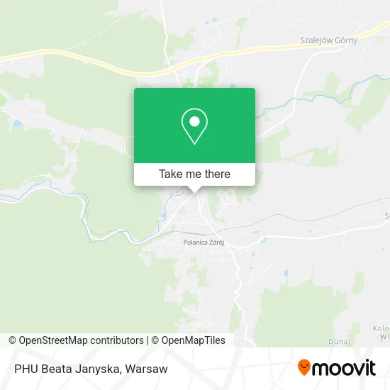 PHU Beata Janyska map