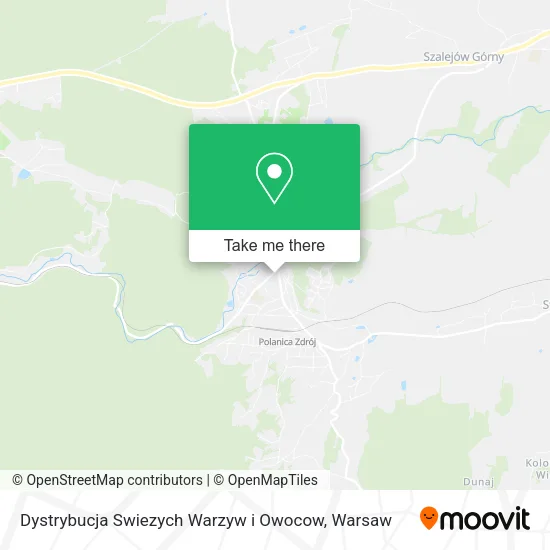 Карта Dystrybucja Swiezych Warzyw i Owocow