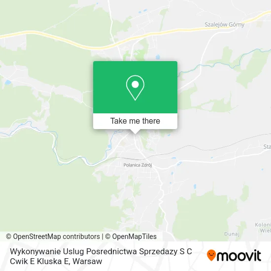 Карта Wykonywanie Uslug Posrednictwa Sprzedazy S C Cwik E Kluska E