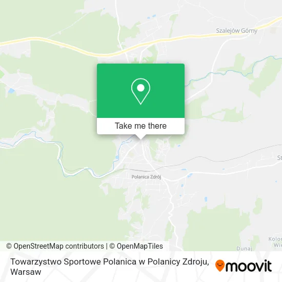 Towarzystwo Sportowe Polanica w Polanicy Zdroju map