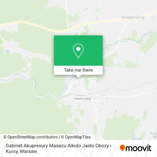 Карта Gabinet Akupresury Masazu Aikido Jaido Obozy i Kursy
