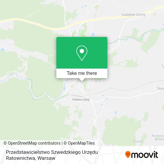 Przedstawicielstwo Szwedzkiego Urzędu Ratownictwa map