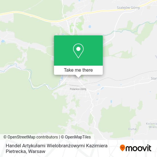 Handel Artykułami Wielobranżowymi Kazimiera Pietrecka map