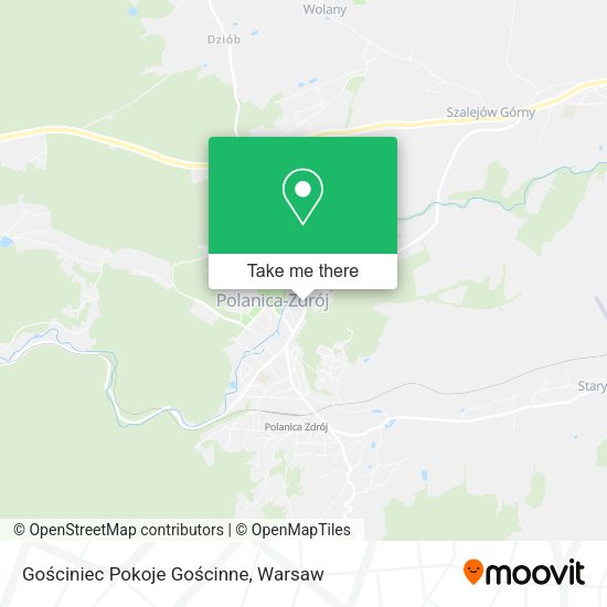 Gościniec Pokoje Gościnne map