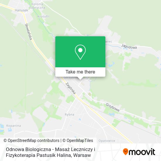 Odnowa Biologiczna - Masaż Leczniczy i Fizykoterapia Pastusik Halina map