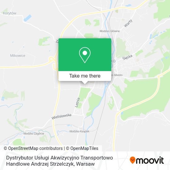 Dystrybutor Usługi Akwizycyjno Transportowo Handlowe Andrzej Strzelczyk map