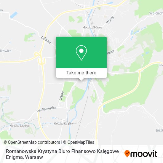 Romanowska Krystyna Biuro Finansowo Księgowe Enigma map