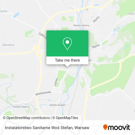 Instalatorstwo Sanitarne Woś Stefan map