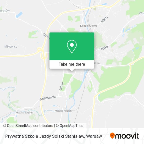 Prywatna Szkoła Jazdy Solski Stanisław map