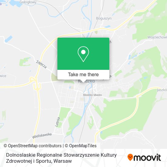 Dolnoslaskie Regionalne Stowarzyszenie Kultury Zdrowotnej i Sportu map