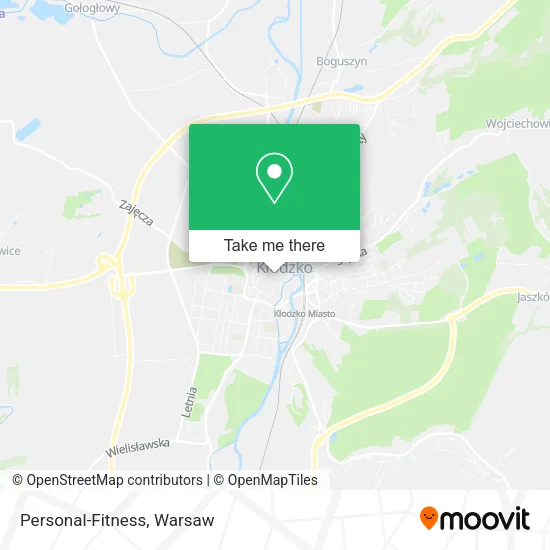 Карта Personal-Fitness