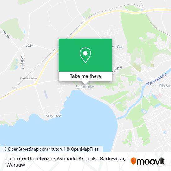 Centrum Dietetyczne Avocado Angelika Sadowska map