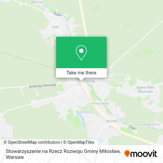 Stowarzyszenie na Rzecz Rozwoju Gminy Miłosław map