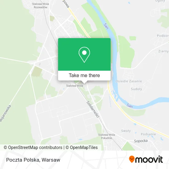 Карта Poczta Polska