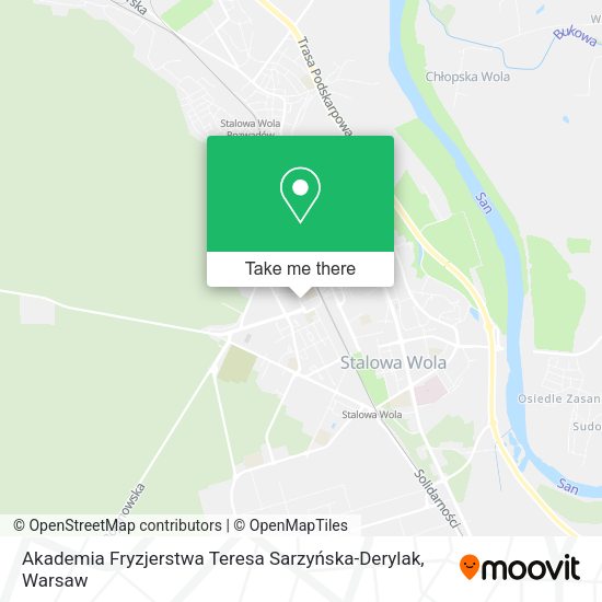 Akademia Fryzjerstwa Teresa Sarzyńska-Derylak map