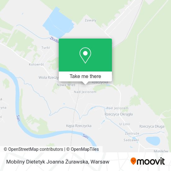 Mobilny Dietetyk Joanna Żurawska map