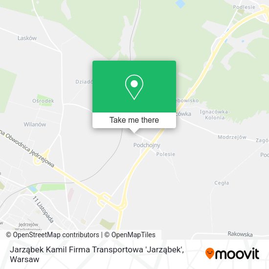 Jarząbek Kamil Firma Transportowa 'Jarząbek' map