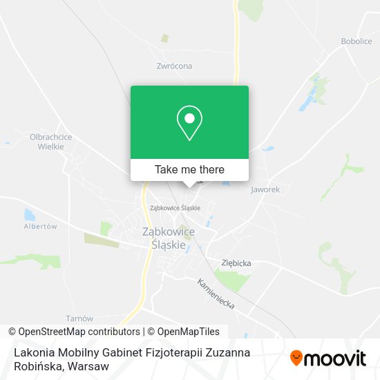 Lakonia Mobilny Gabinet Fizjoterapii Zuzanna Robińska map