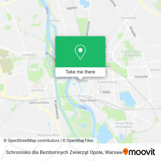 Карта Schronisko dla Bezdomnych Zwierząt Opole